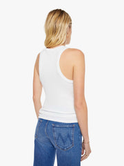 Brands SPRWMN Rib Fitted Scooped Tank | Mother Denim White