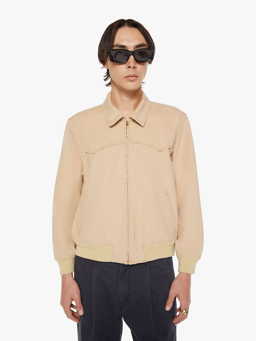 Men The Drizzle | Mother Denim White (Open)