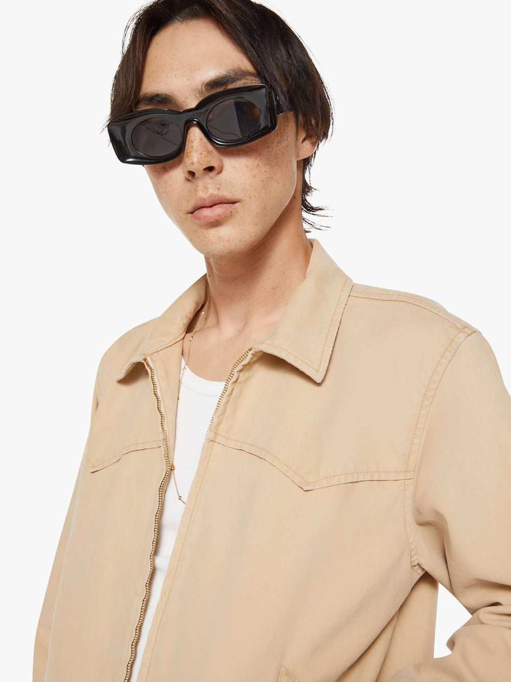 Men The Drizzle | Mother Denim White (Open)