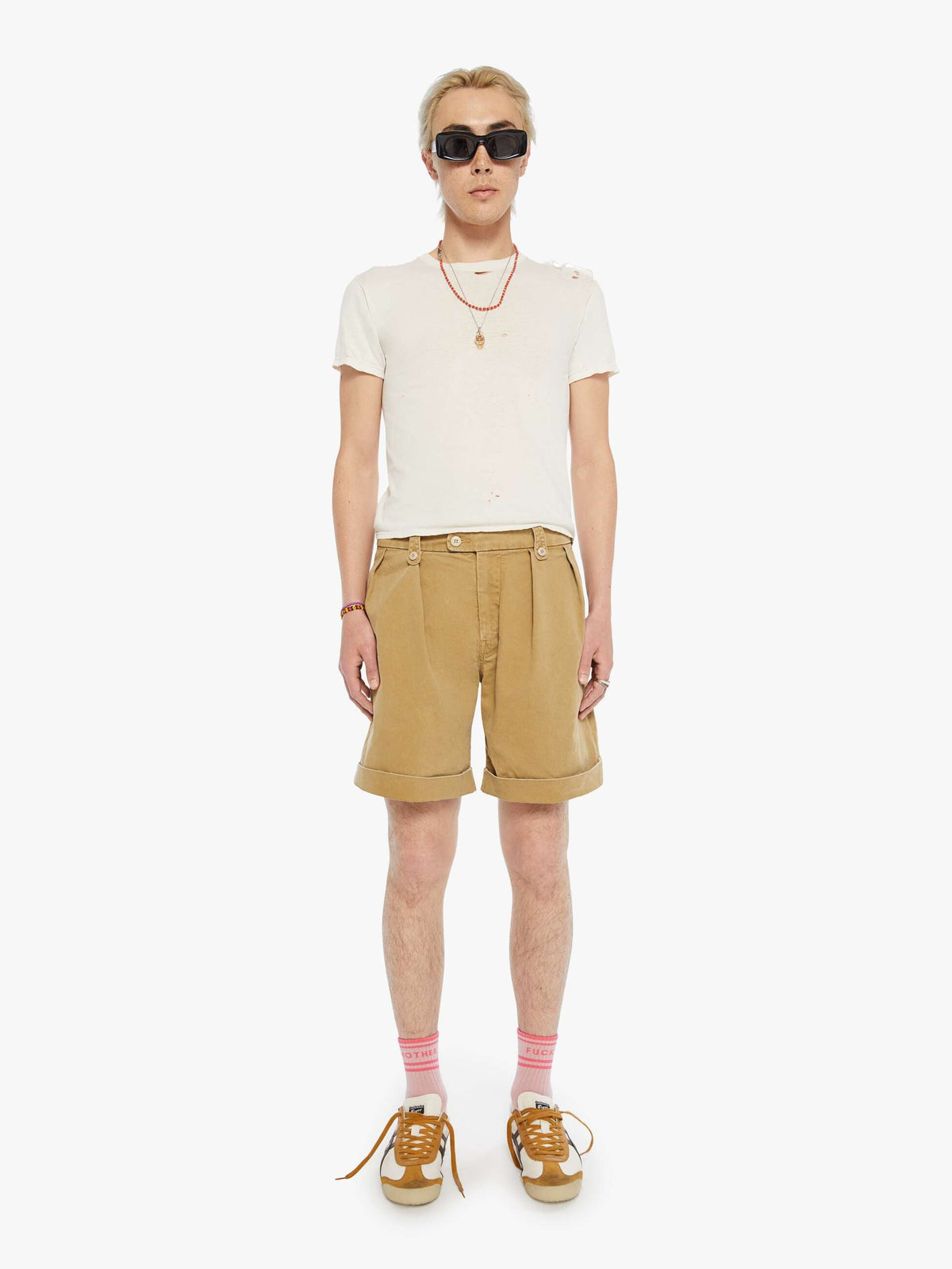 Men The Head Honcho Short | Mother Denim Khaki
