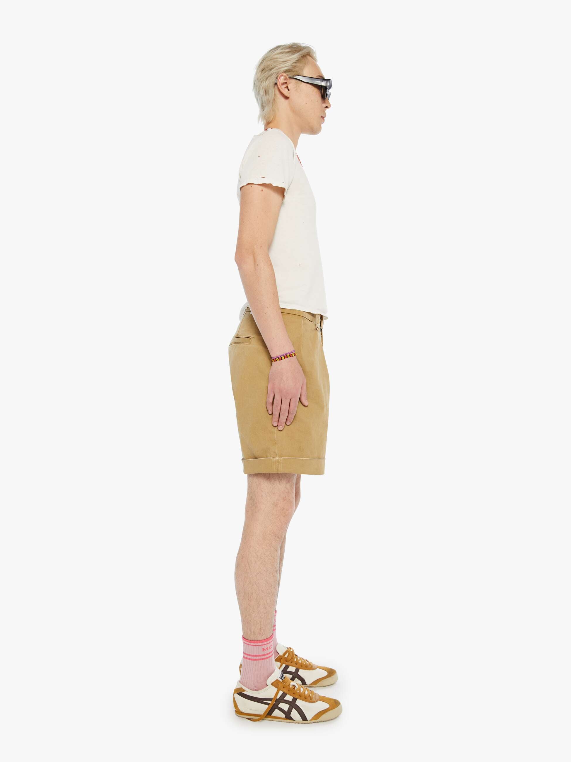 Men The Head Honcho Short | Mother Denim Khaki