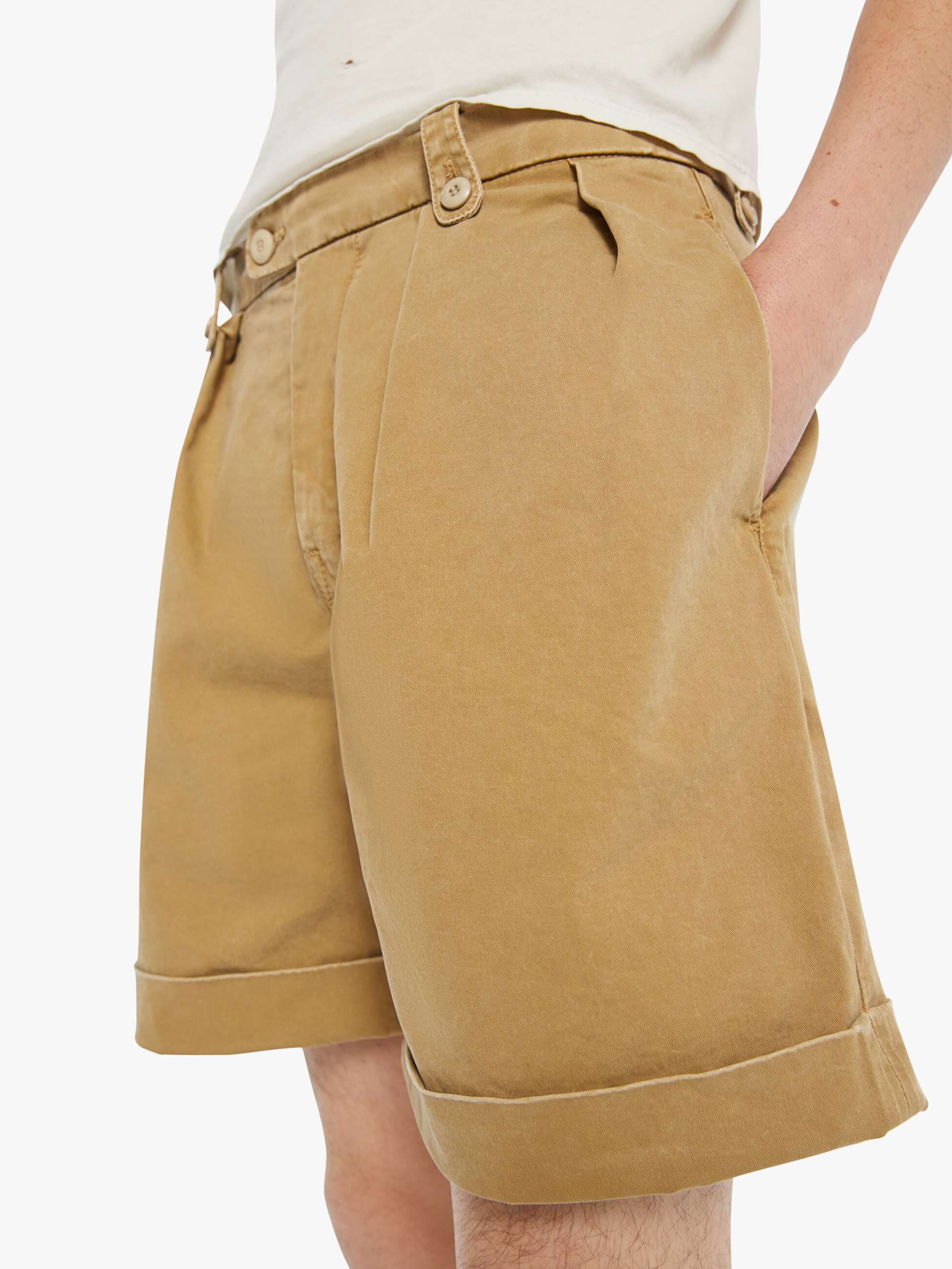 Men The Head Honcho Short | Mother Denim Khaki