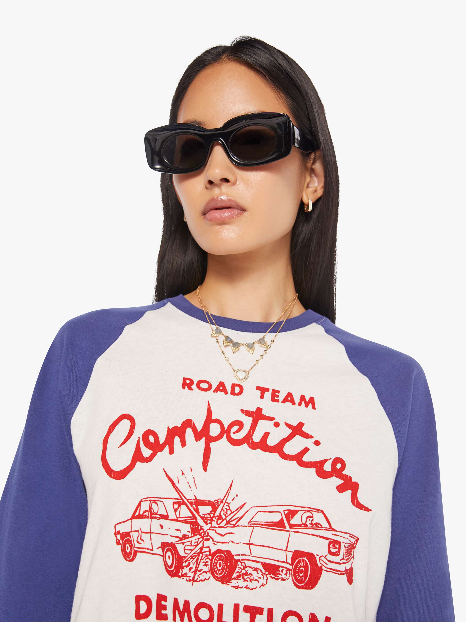 Men The Slugger 3Qtr Fray | Mother Denim Road Team