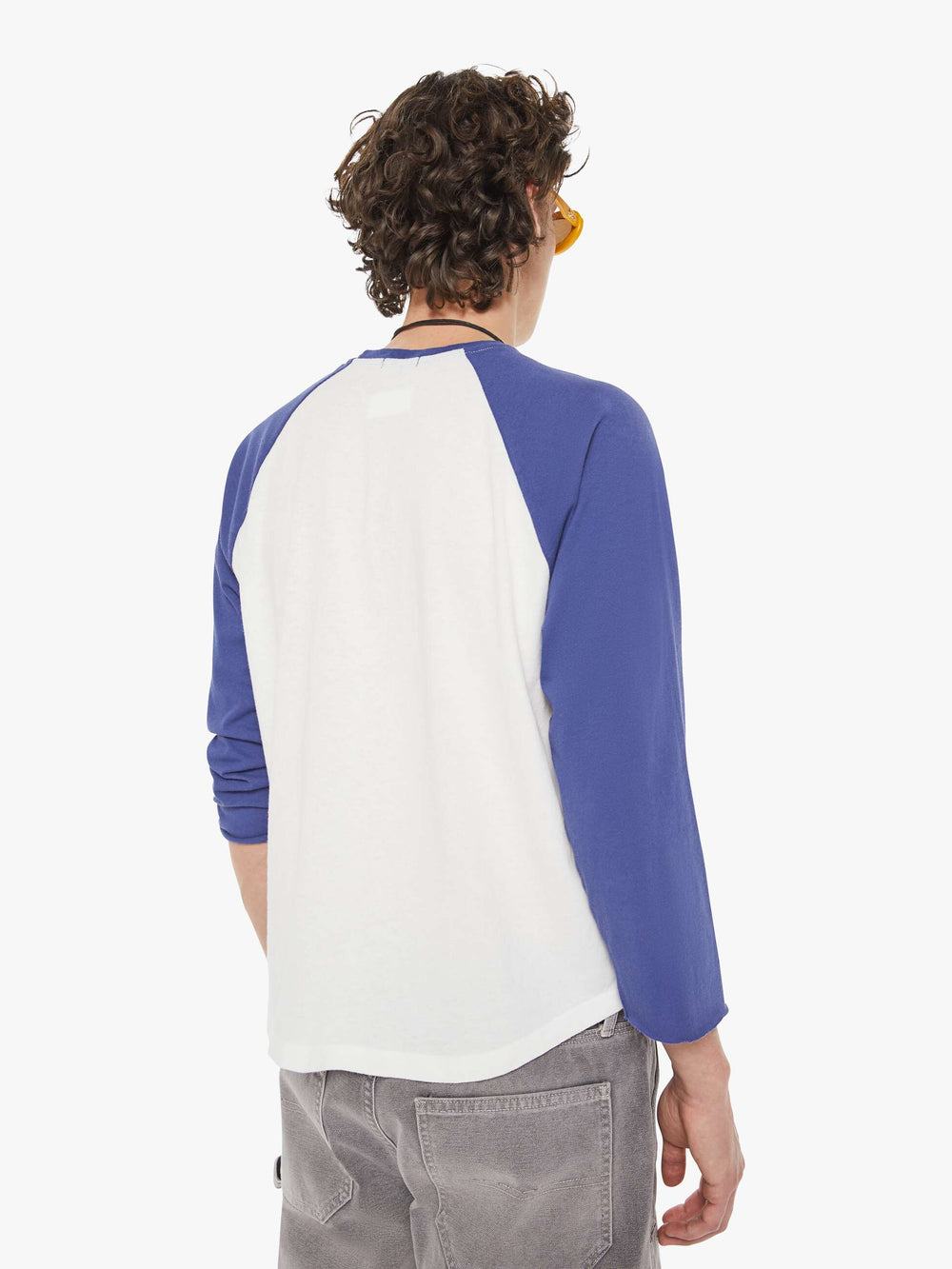 Men The Slugger 3Qtr Fray | Mother Denim Road Team