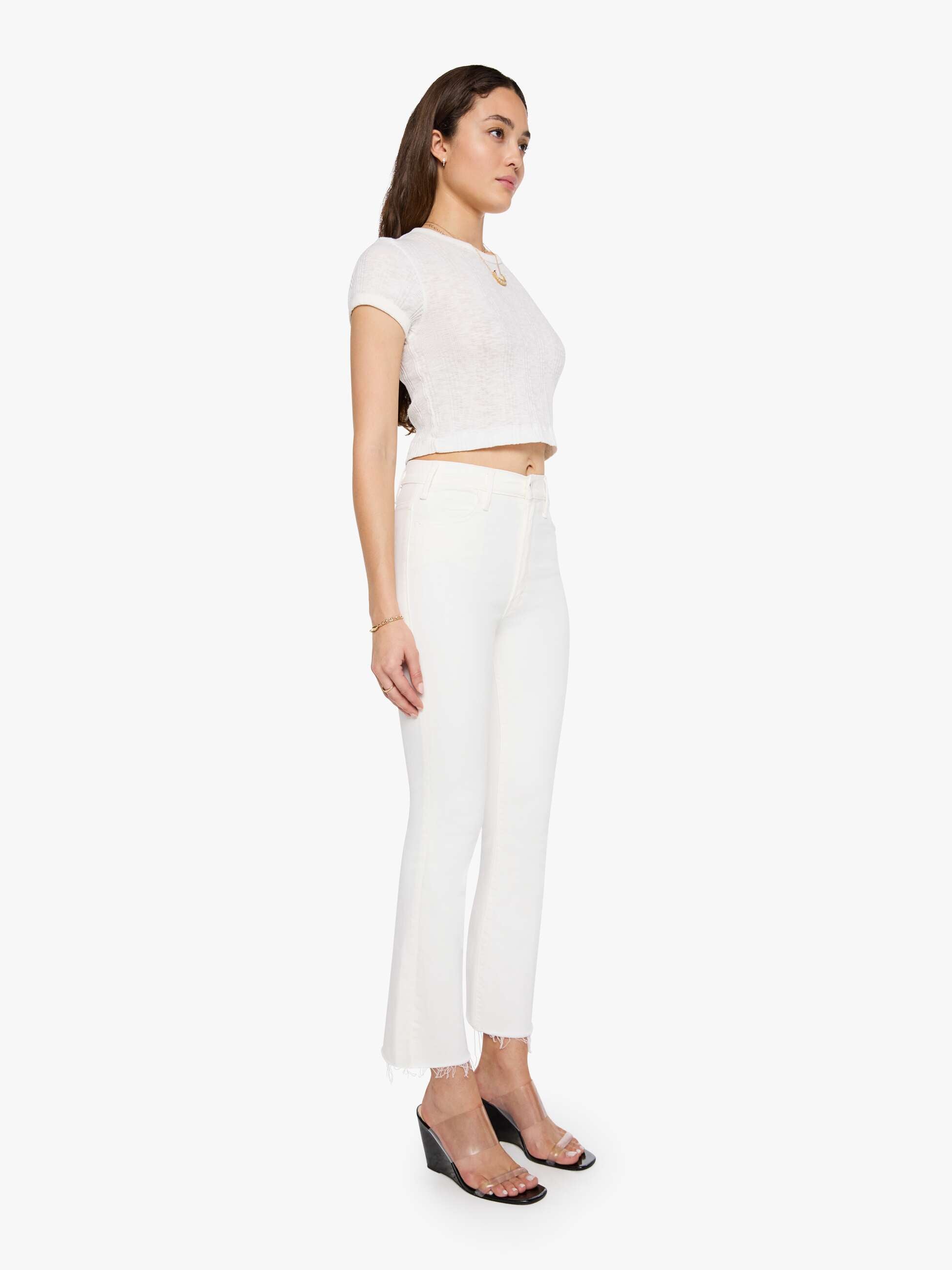 Women The Hustler Ankle Fray | Mother Denim FAIREST OF THEM ALL