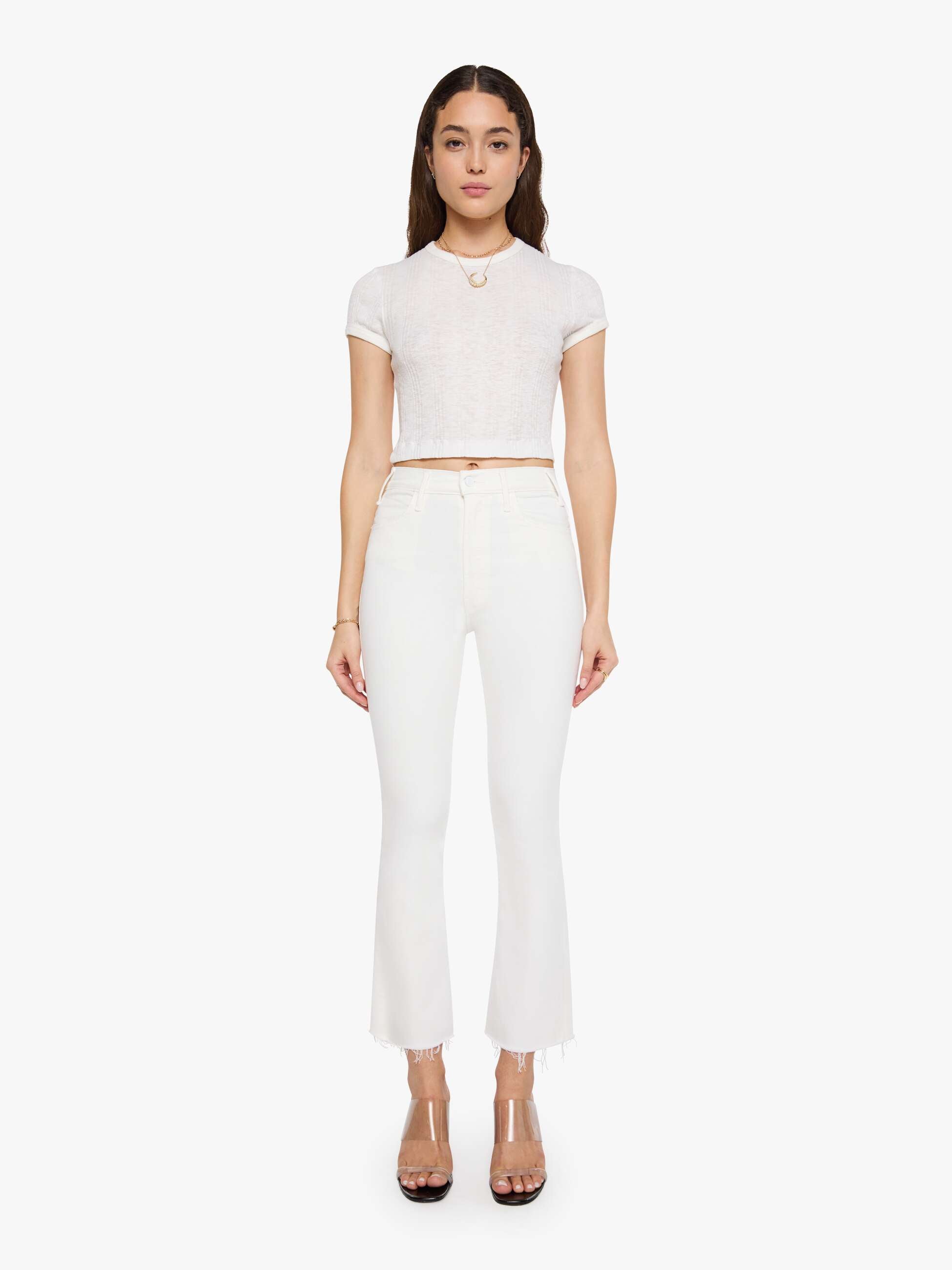 Women The Hustler Ankle Fray | Mother Denim FAIREST OF THEM ALL