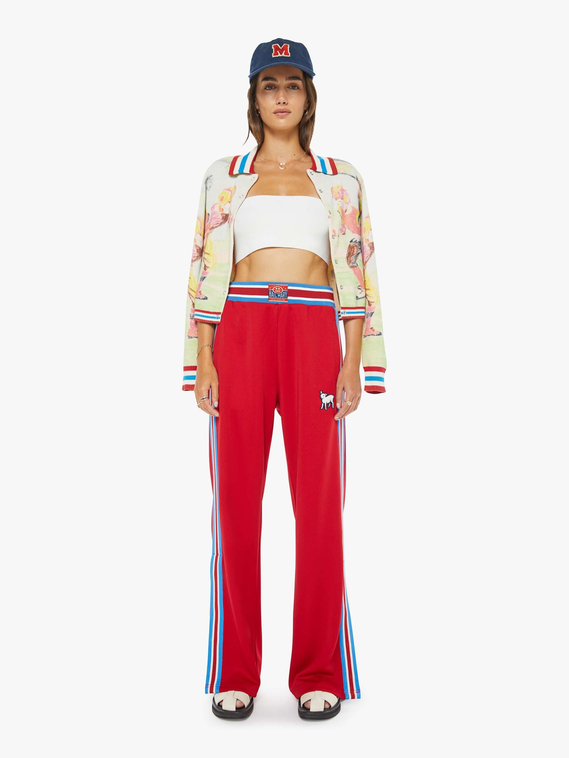 Women The Slim Raquette Cardigan | Mother Denim Scramble