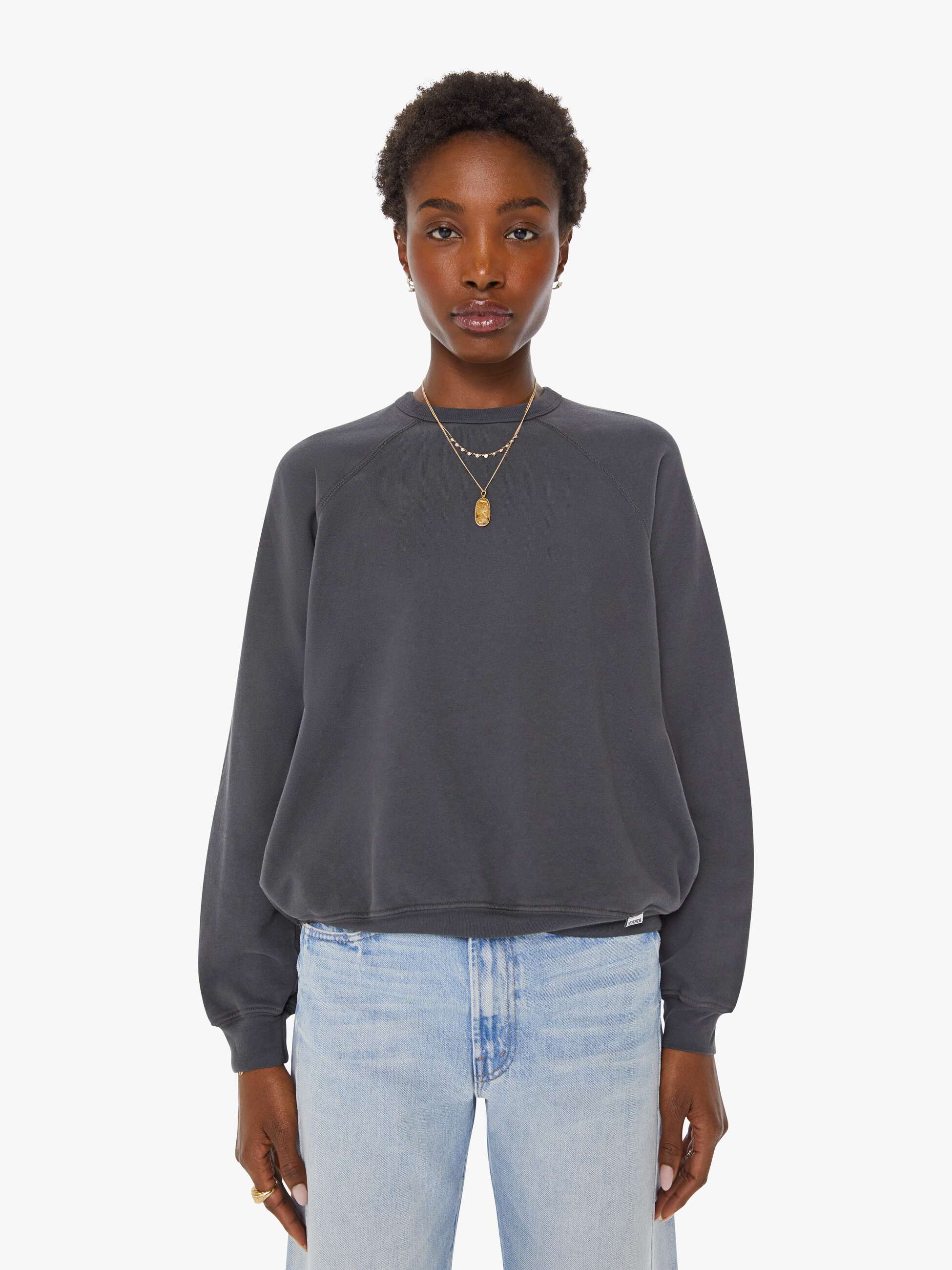 Women The Biggie Concert | Mother Denim Black