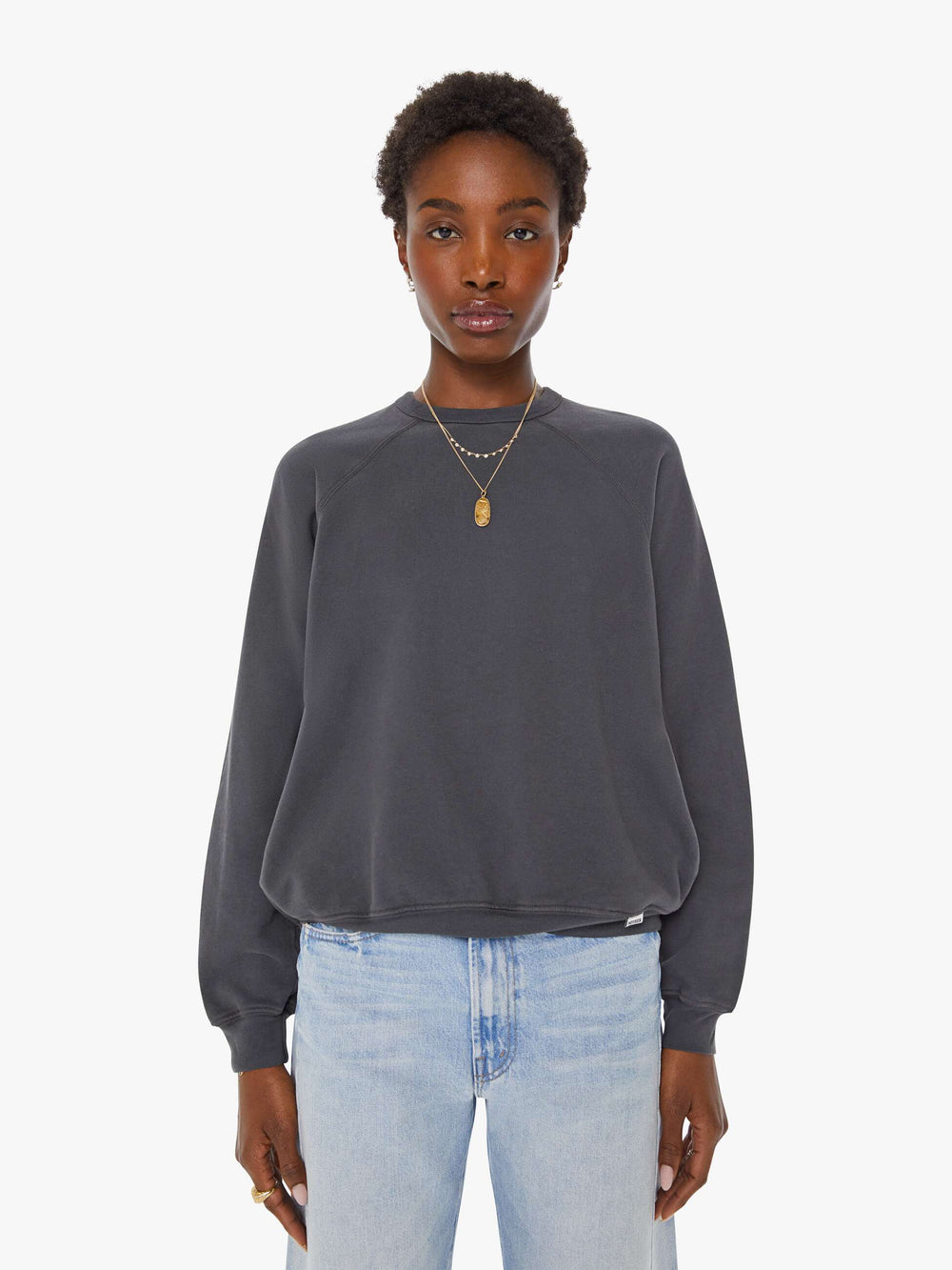 Women The Biggie Concert | Mother Denim Black