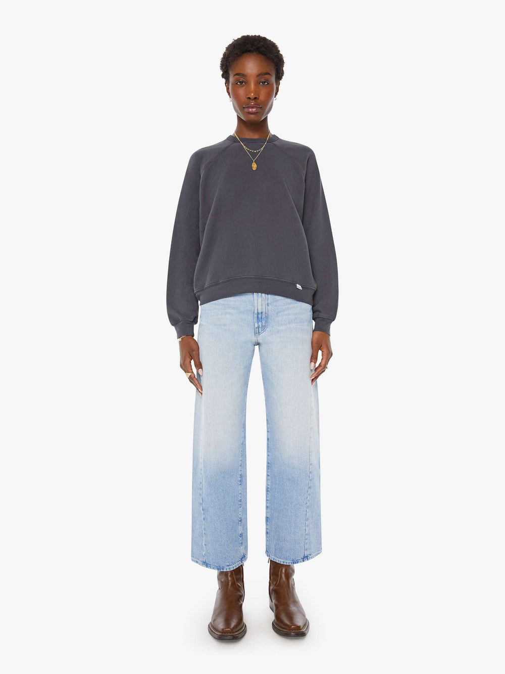 Women The Biggie Concert | Mother Denim Black