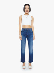 Women PETITES The Lil Hustler Ankle | Mother Denim Blue (Navy)