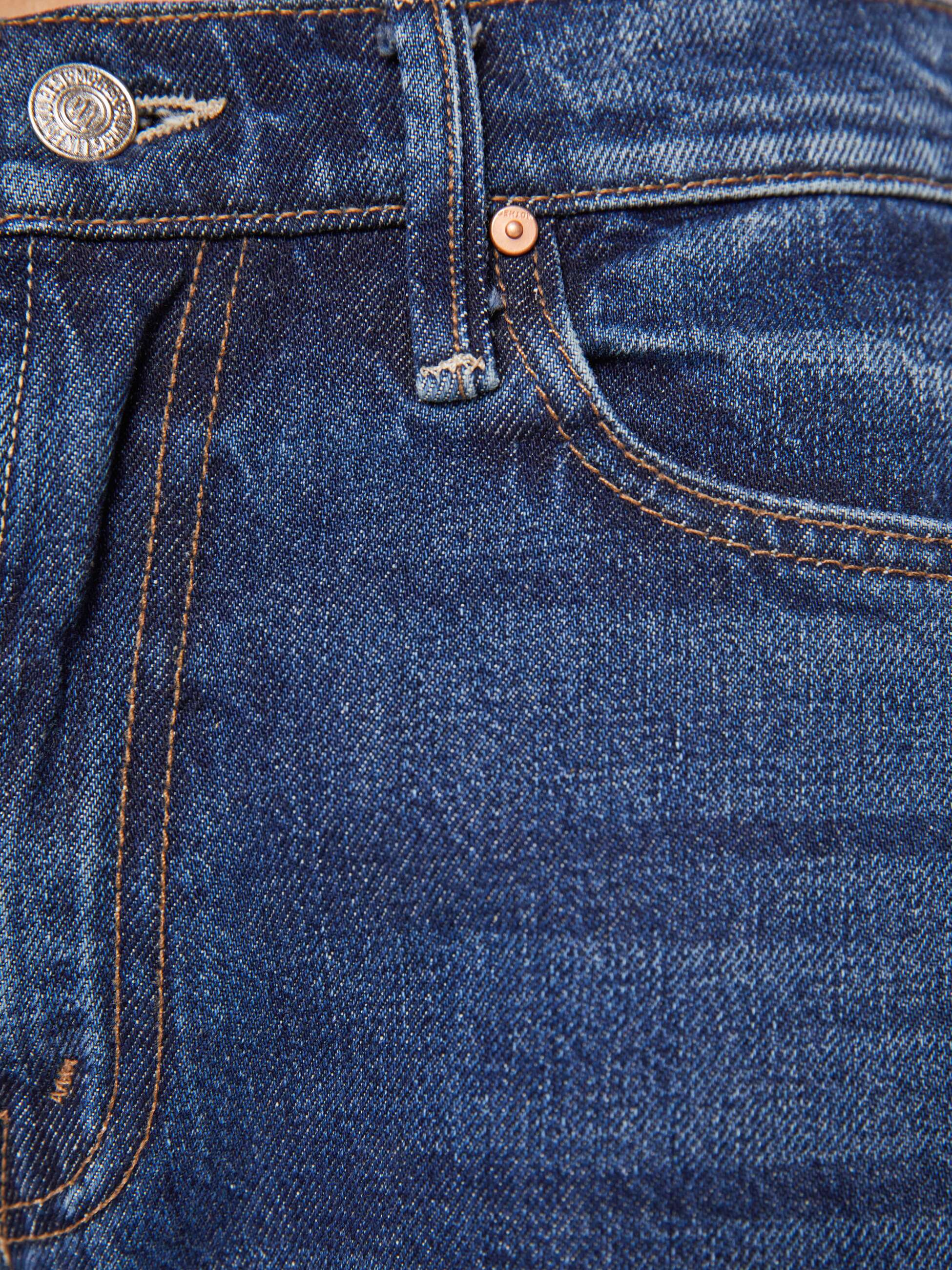 Women PETITES The Lil Mid Rise Full Pipe Flood Fray | Mother Denim Unplugged
