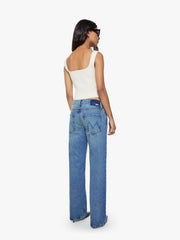 Women PETITES The Lil Reifler | Mother Denim Blue (Medium)