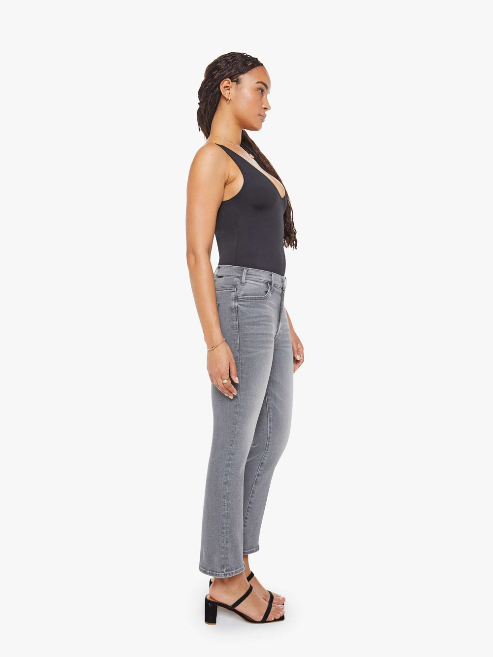 Women PETITES The Lil Hustler Ankle | Mother Denim Escape Goat