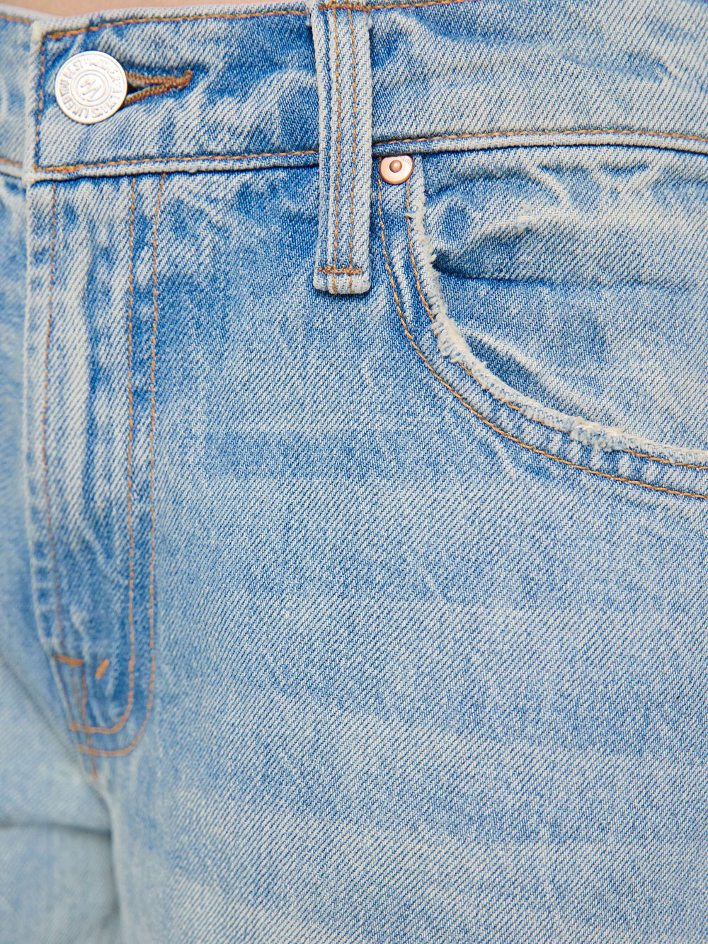 Women PETITES The Lil Reifler | Mother Denim Blue (Light-Pastel)