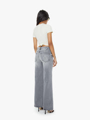 Women PETITES The Lil Hustler Roller Skimp | Mother Denim Grey (Open)