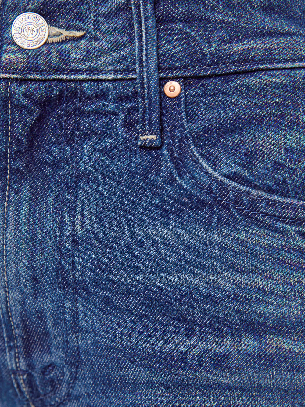 Women PETITES The Lil Kick It | Mother Denim Blue (Navy)