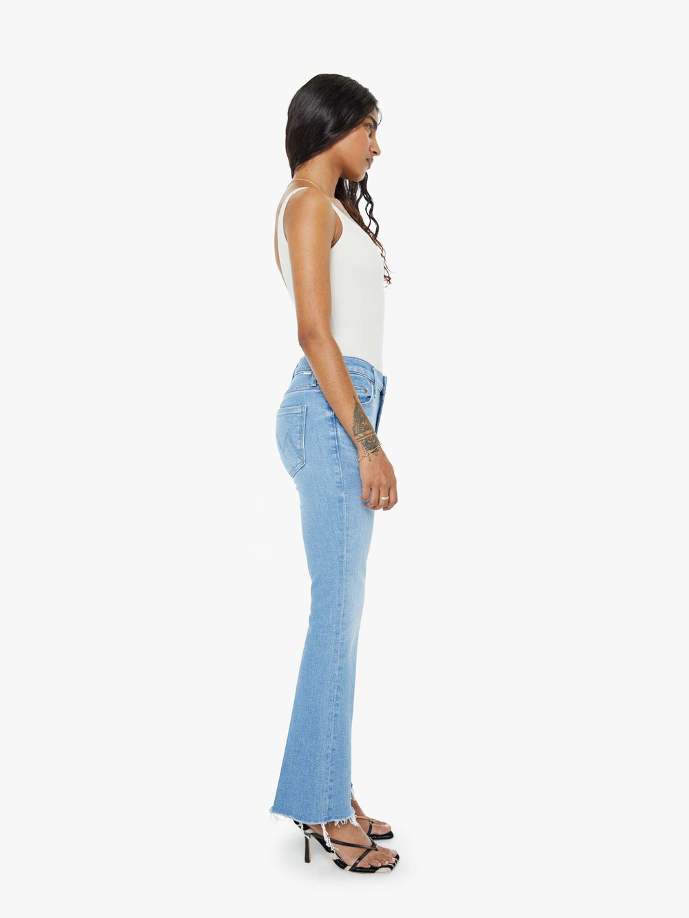 Women PETITES The Lil Weekender Fray | Mother Denim Satisfy Your Cravings
