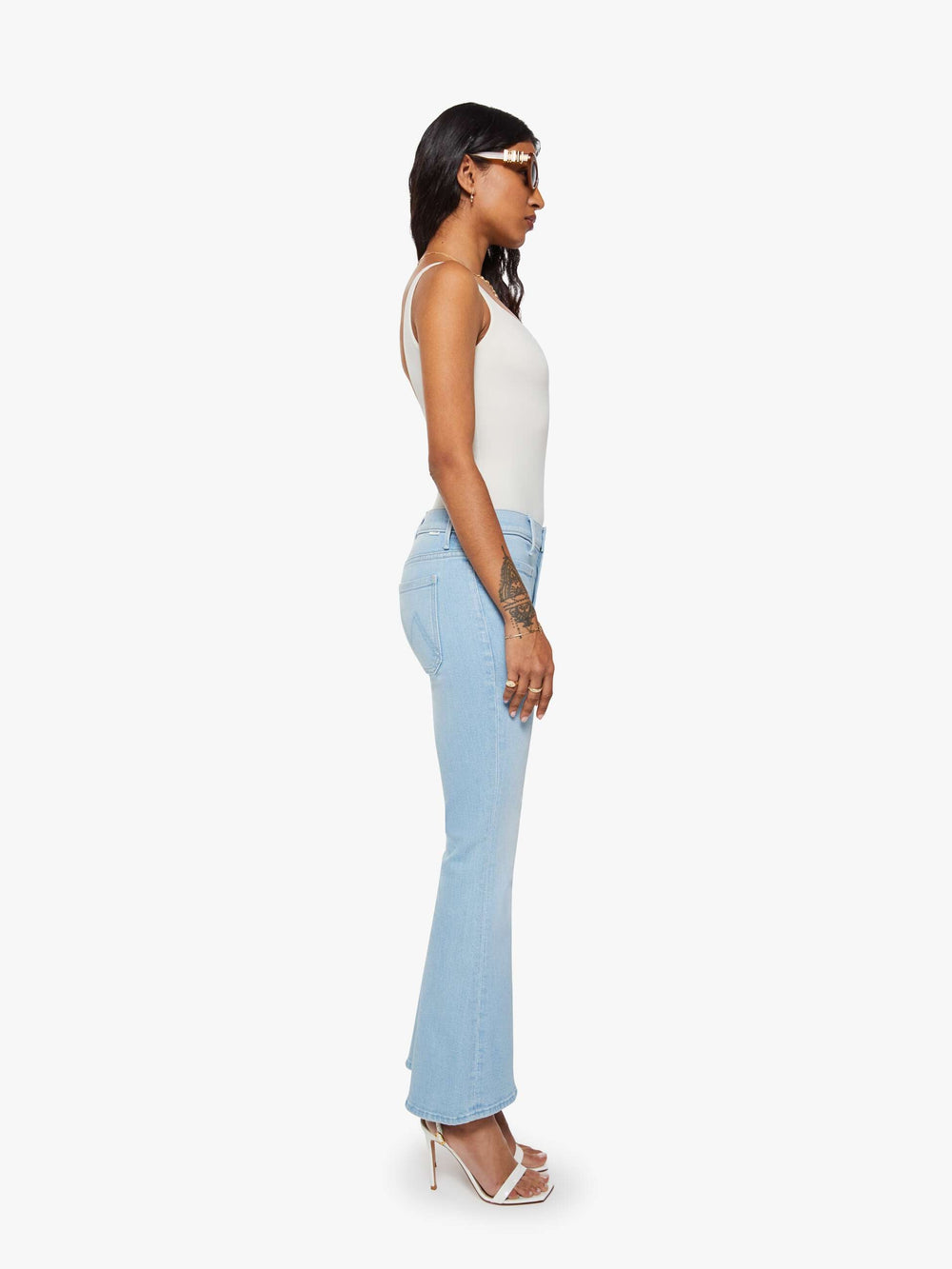 Women PETITES The Lil Patch Pocket Weekender | Mother Denim Sauced By Six