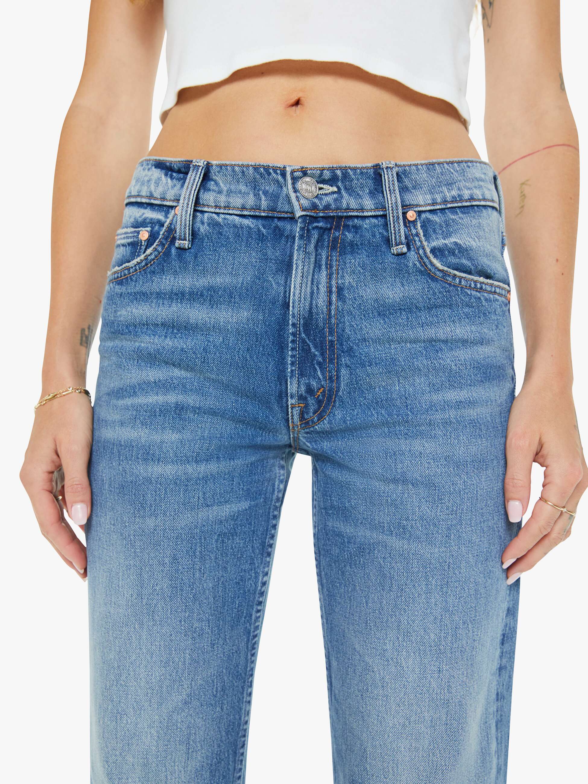 Women The Reifler | Mother Denim Early Blue