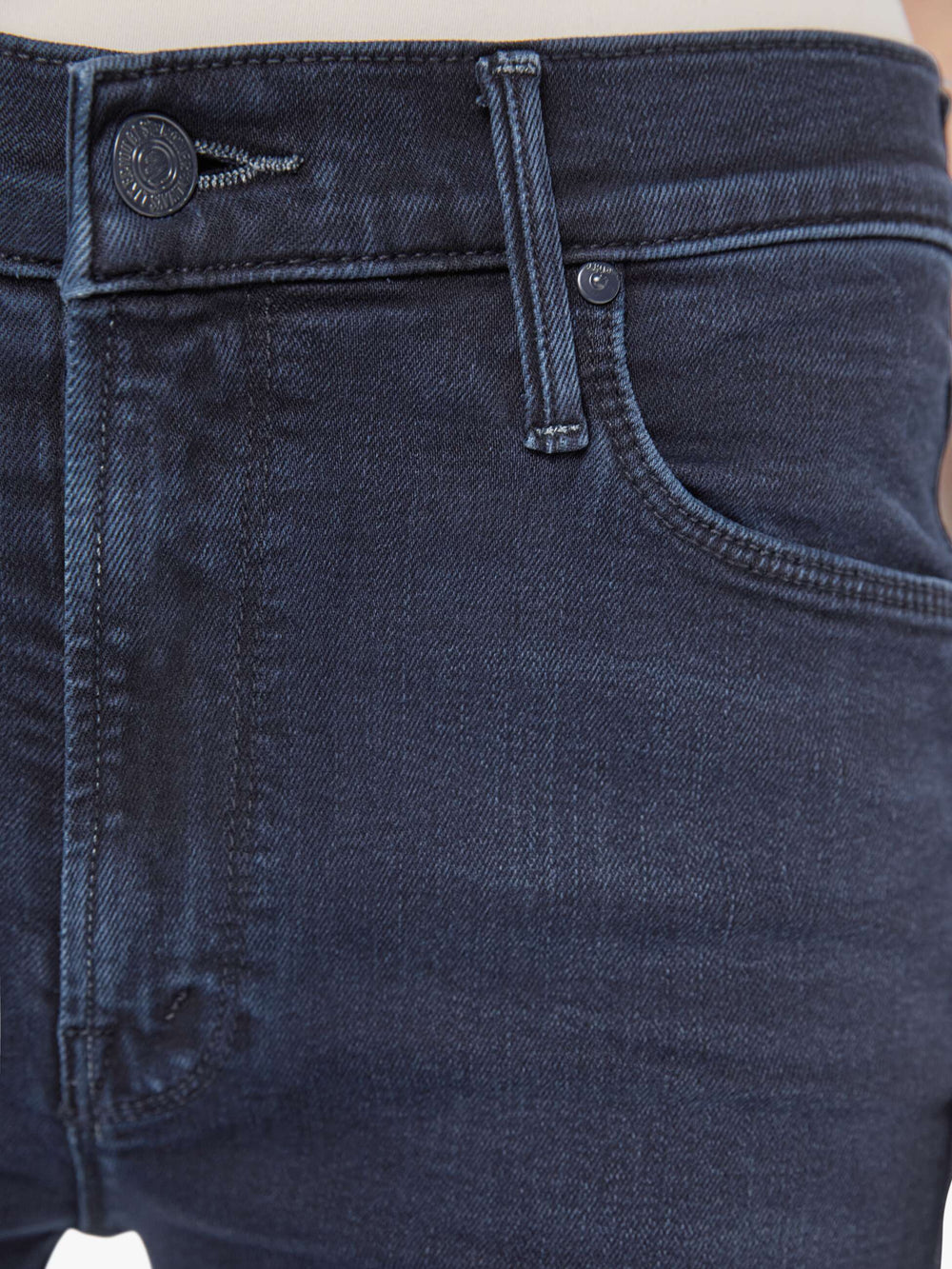 Women The Mid Rise Dazzler Ankle | Mother Denim Blue (Medium)