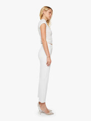 Women THE RAMBLER ZIP ANKLE FAIREST OF THEM ALL | Mother Denim White