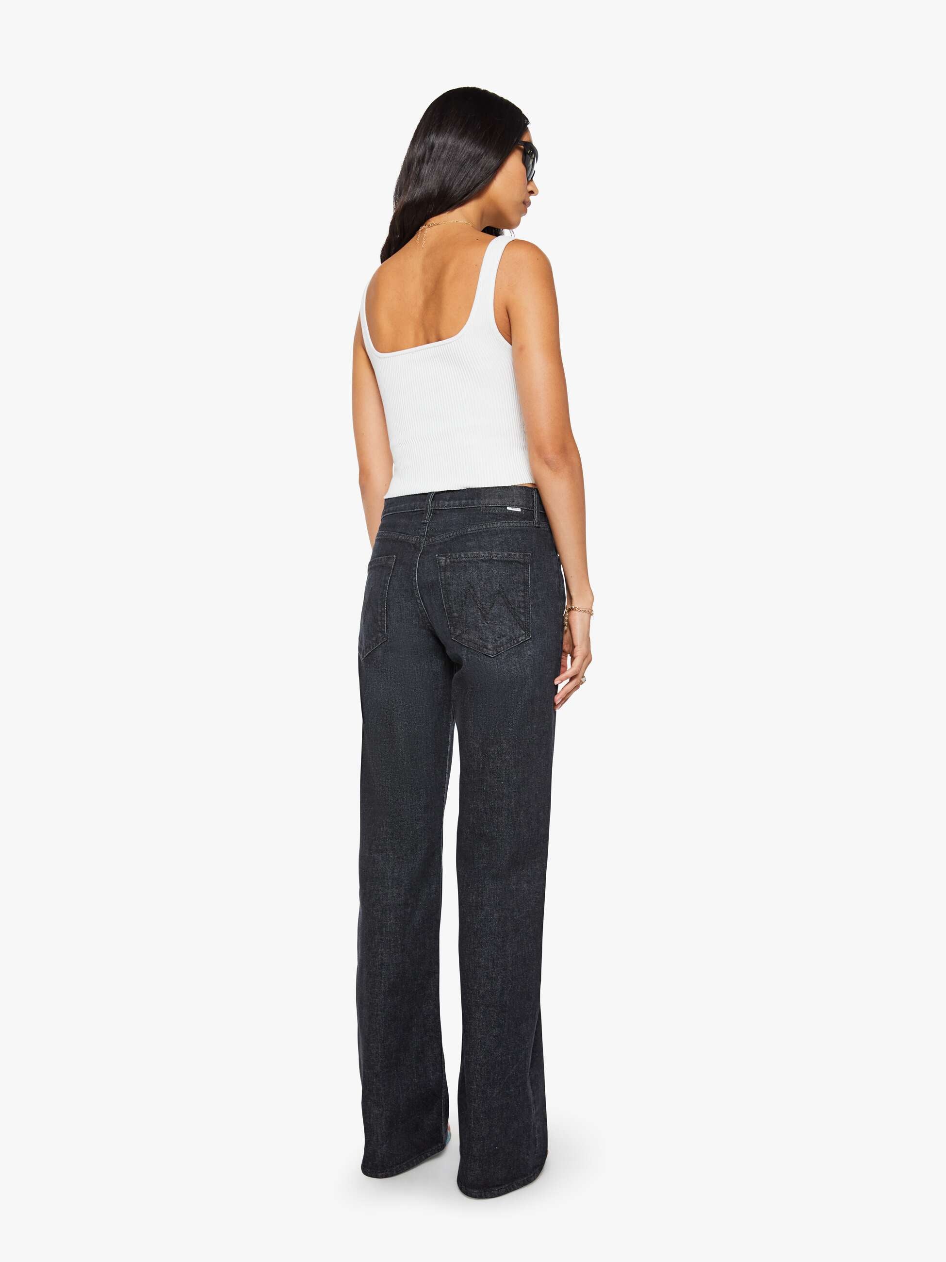 Women The Reifler | Mother Denim Black