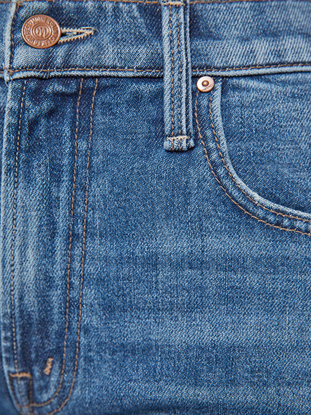 Women The Mid Rise Rambler Zip Ankle | Mother Denim Blue (Navy)