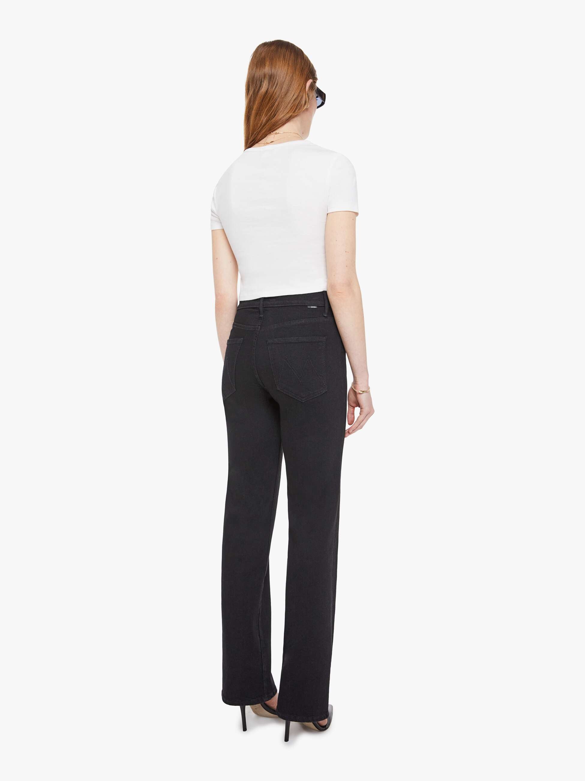 Women THE KICK IT NIGHTY NIGHT | Mother Denim Black