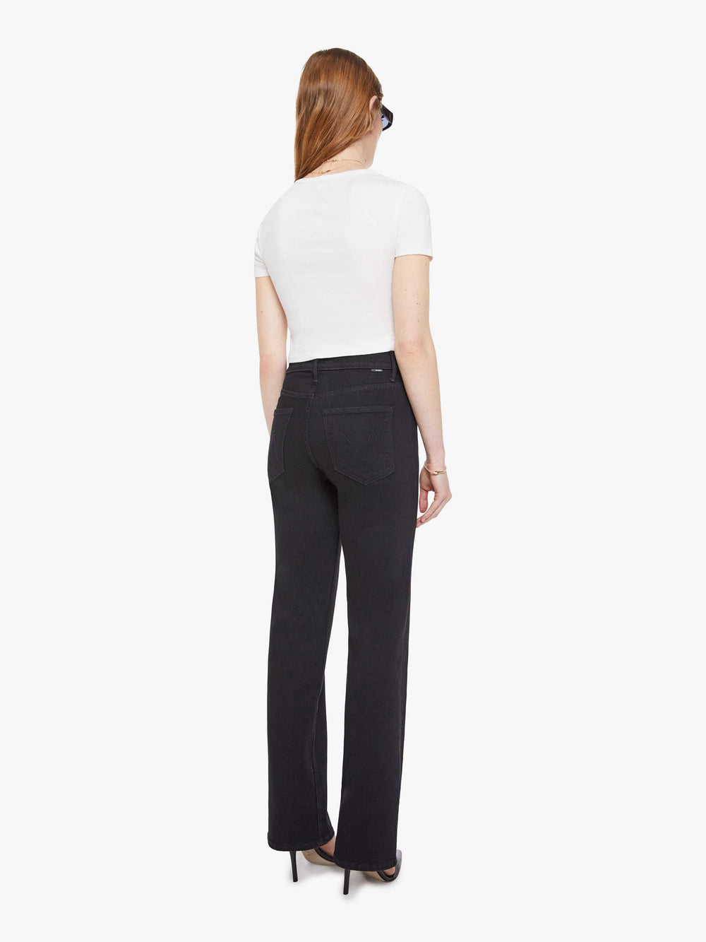 Women THE KICK IT NIGHTY NIGHT | Mother Denim Black