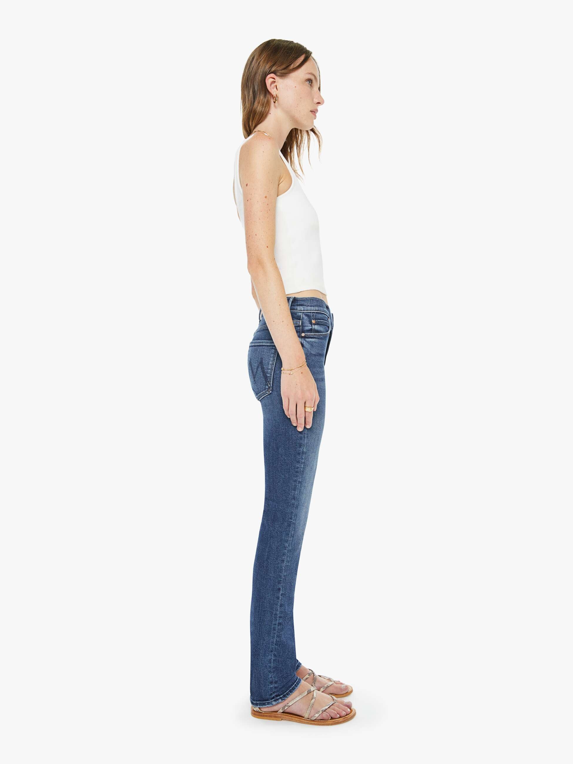 Women The Mid Rise Dazzler Skimp | Mother Denim One Last Shot