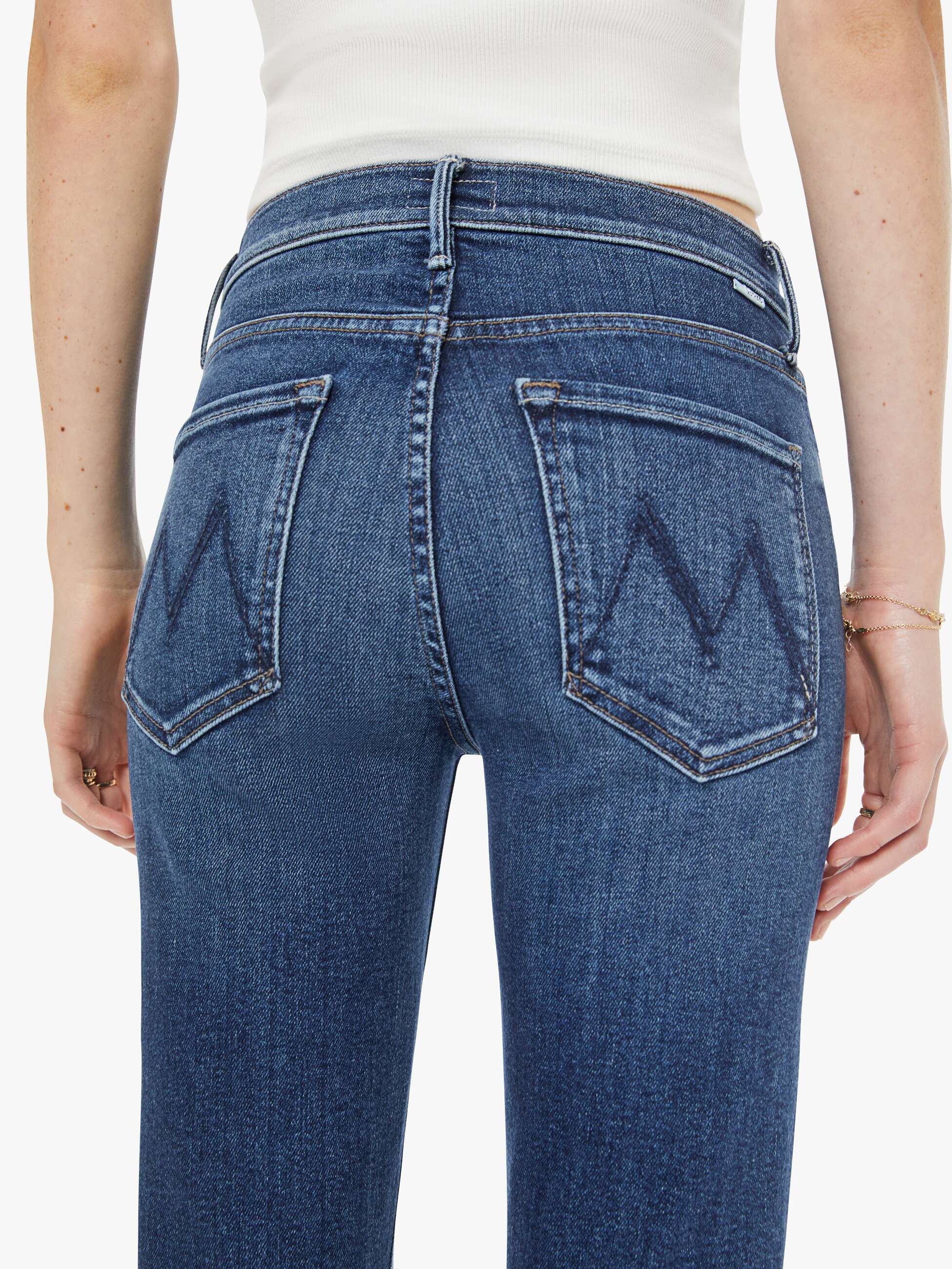 Women The Mid Rise Dazzler Skimp | Mother Denim One Last Shot