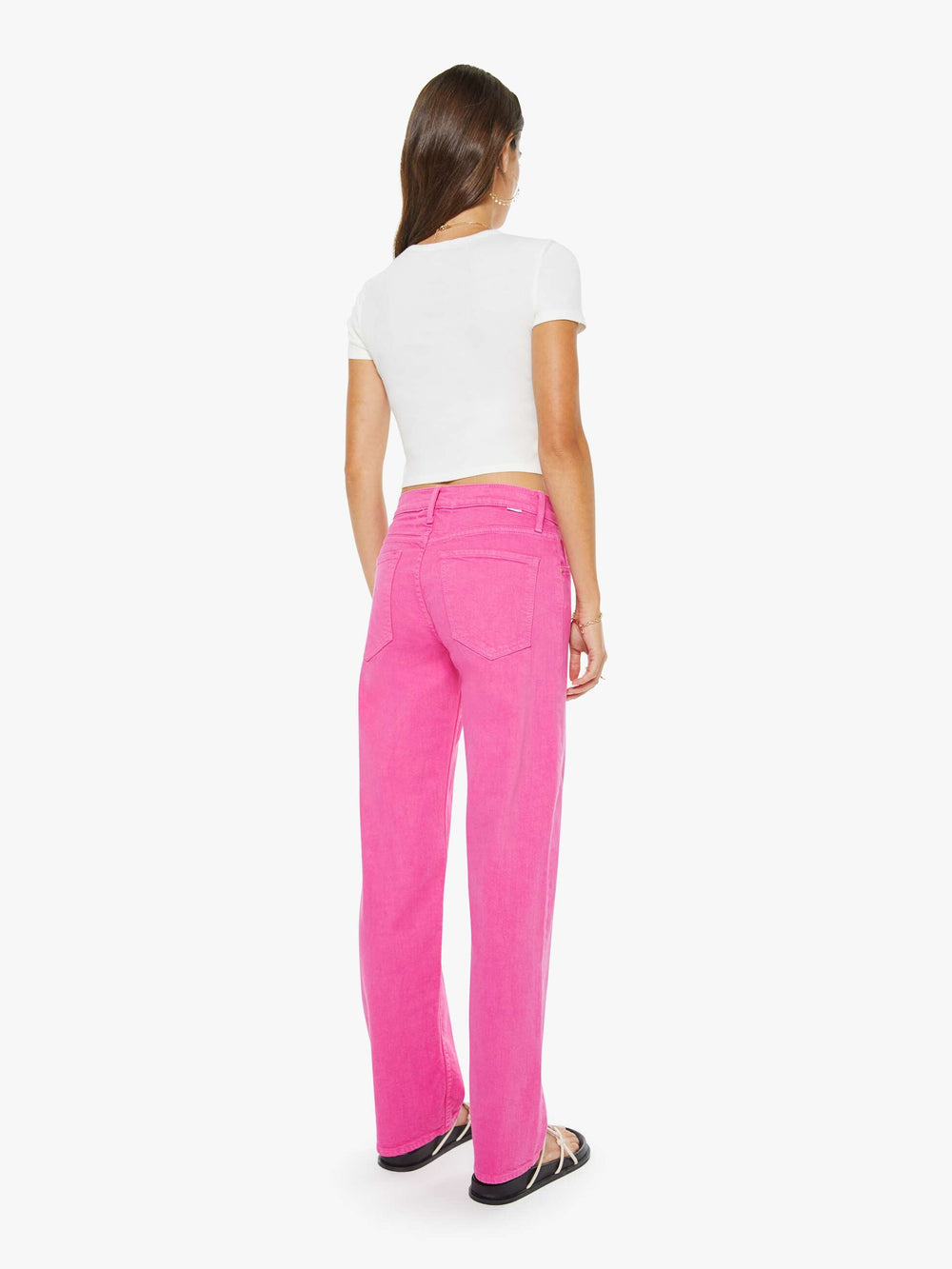 Women The Newbie Skimp | Mother Denim Shocking Pink