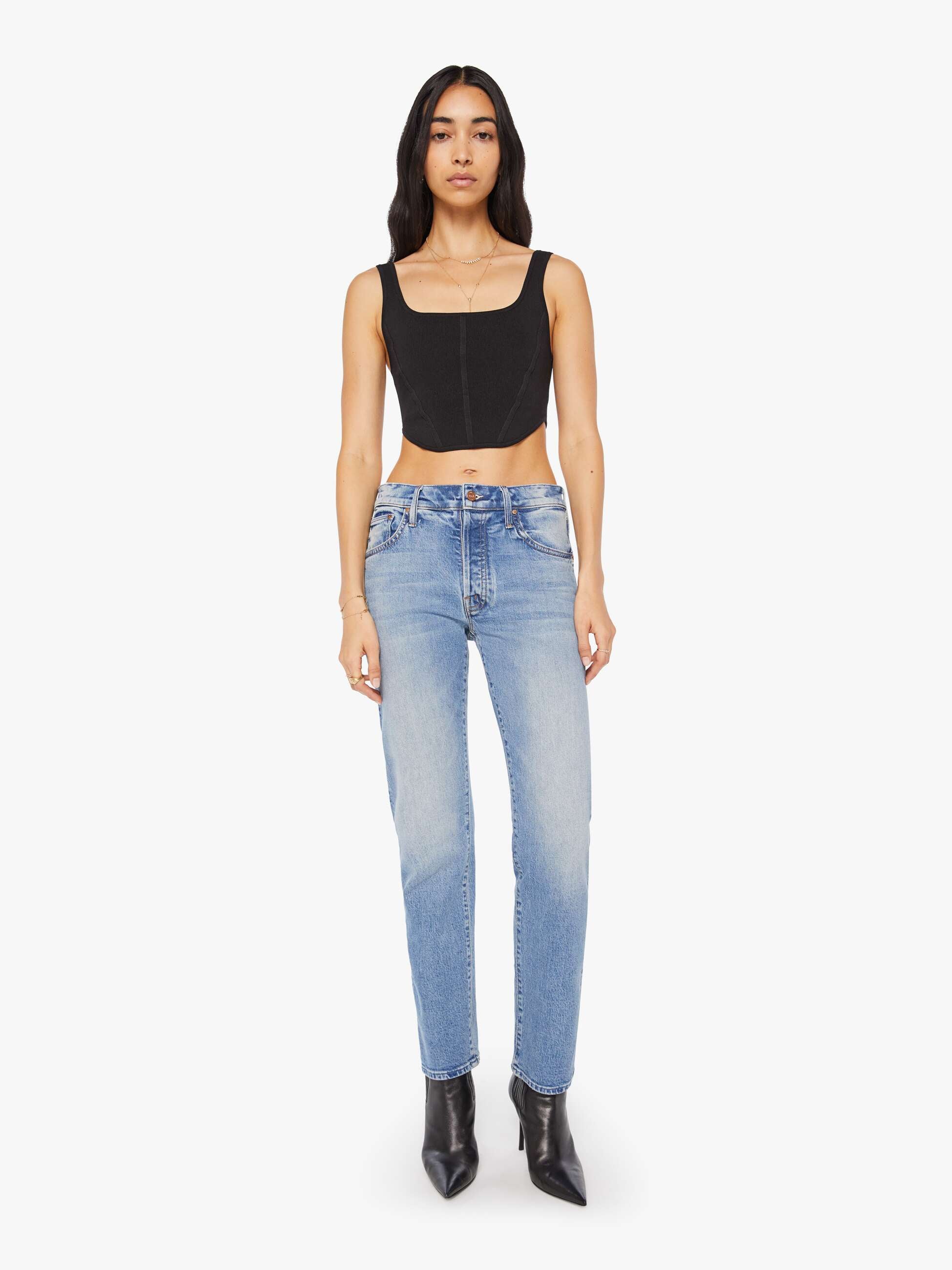 Women The Mid Rise Hiker Hover | Mother Denim Fight For Your Right