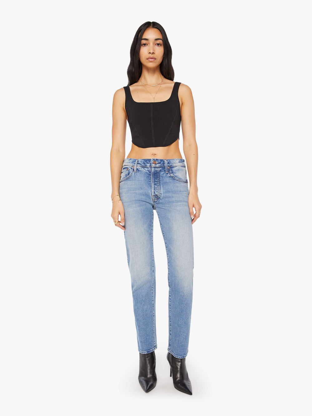 Women The Mid Rise Hiker Hover | Mother Denim Fight For Your Right