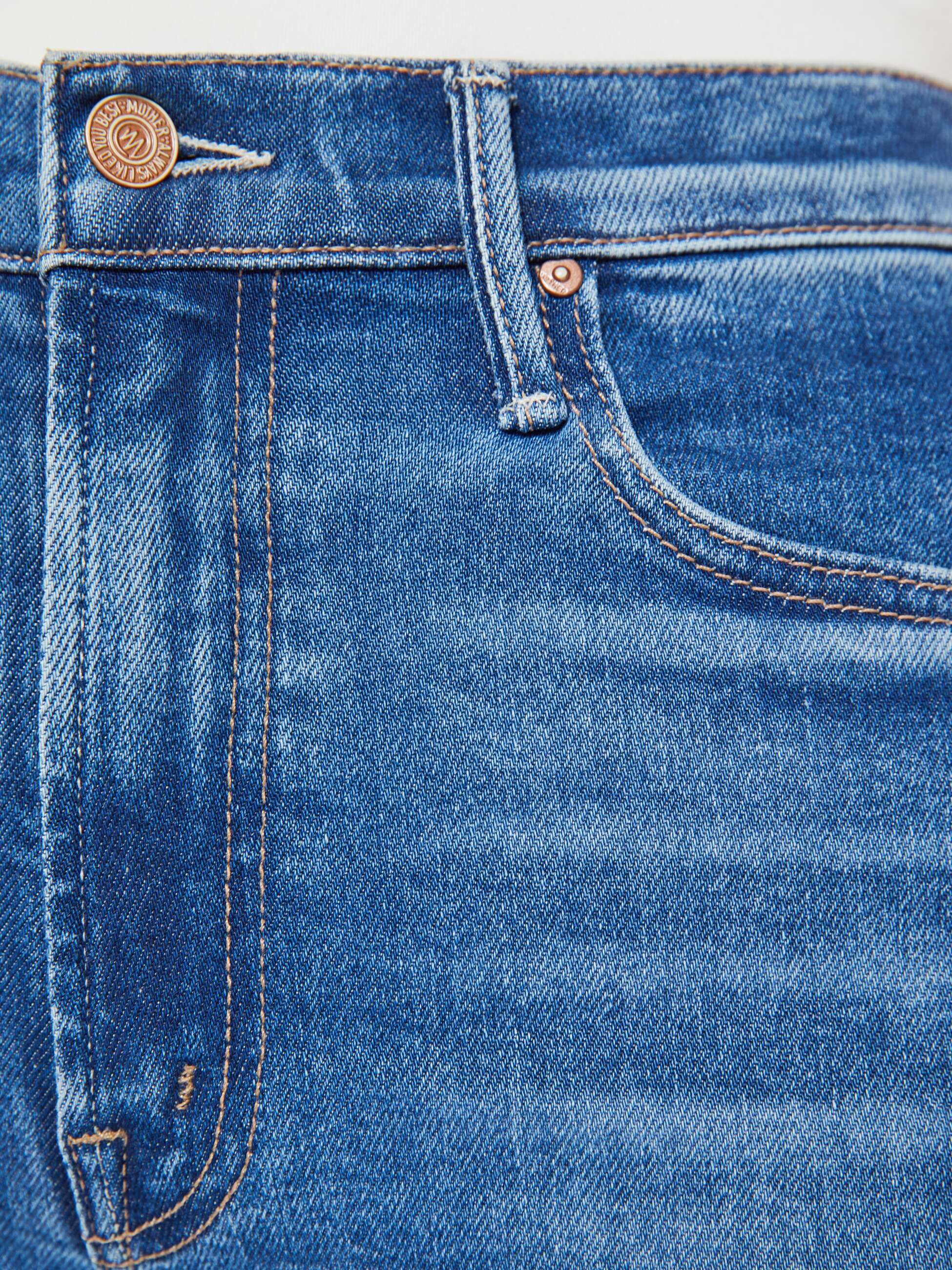 Women The Kick It | Mother Denim Blue (Medium)