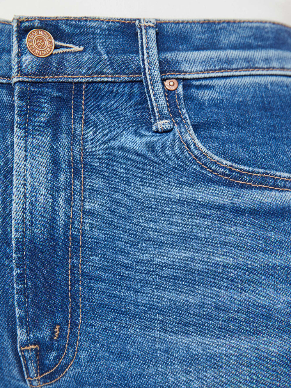Women The Kick It | Mother Denim Blue (Medium)