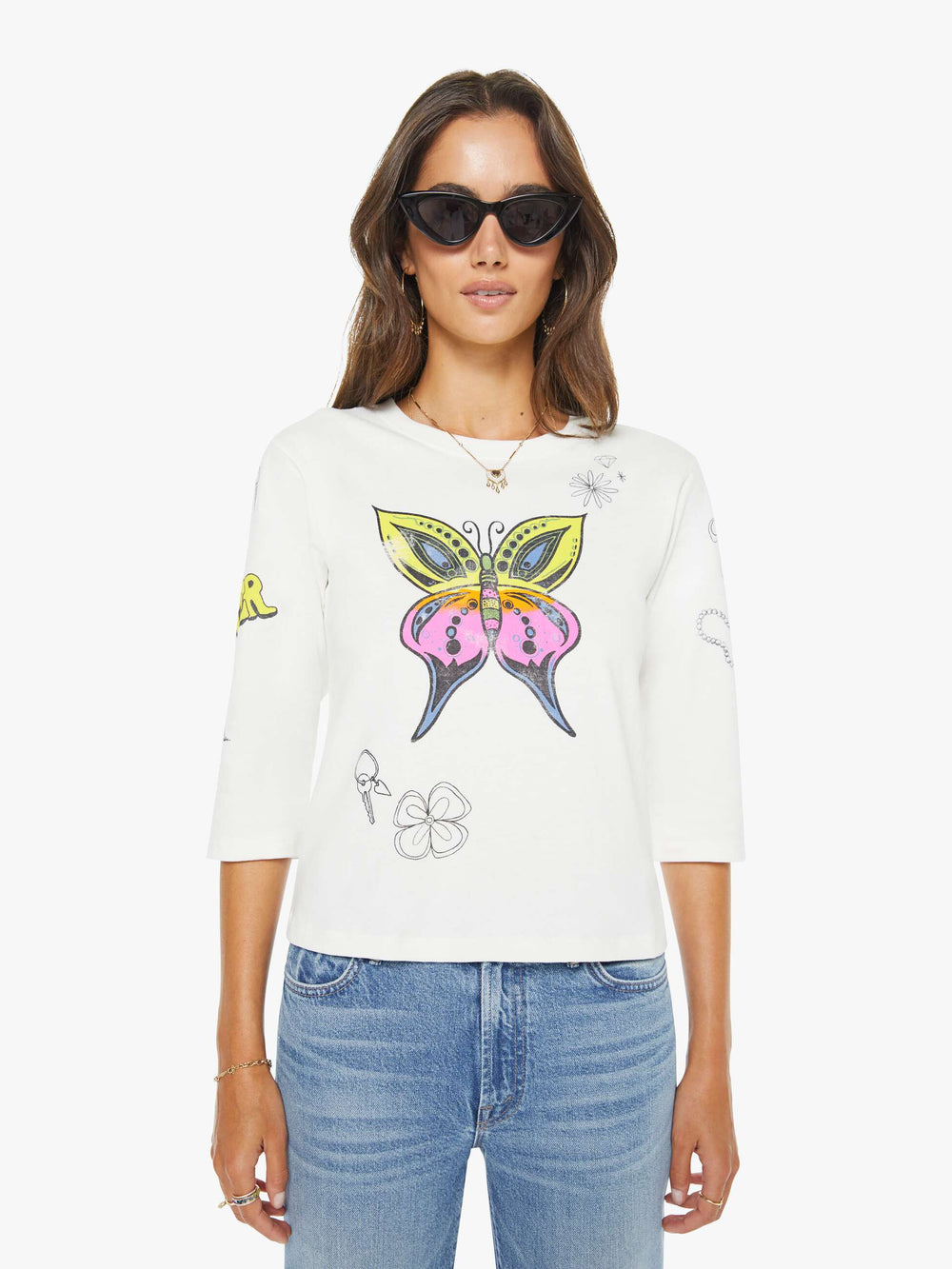 Women The Kick It Ankle | Mother Denim Birds Gone Wild