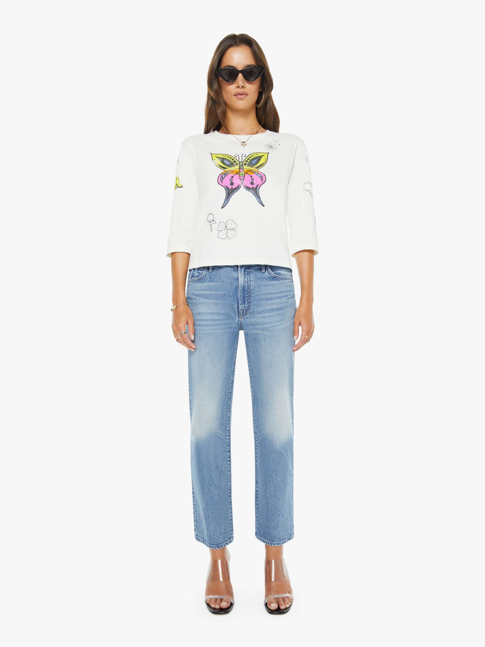 Women The Kick It Ankle | Mother Denim Birds Gone Wild