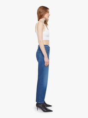 Women The Newbie Ankle | Mother Denim Blue (Navy)