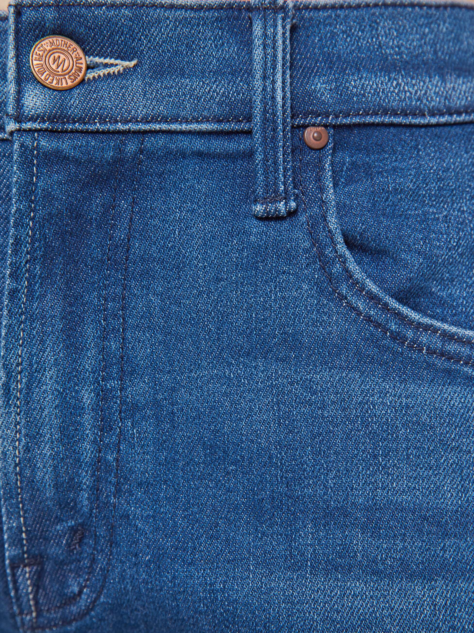 Women The Newbie Ankle | Mother Denim Blue (Navy)