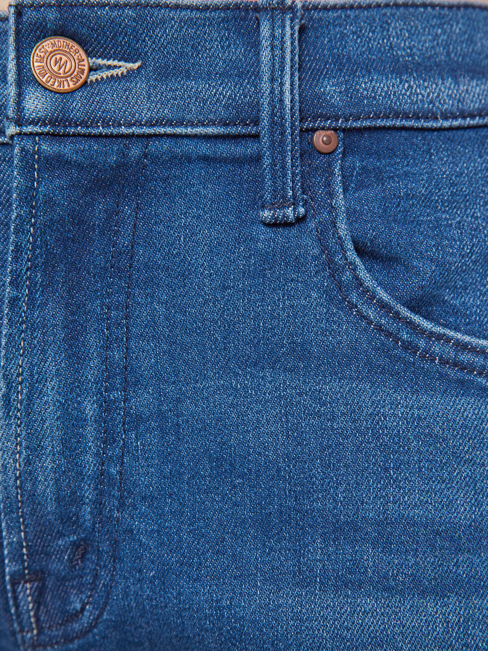 Women The Newbie Ankle | Mother Denim Blue (Navy)