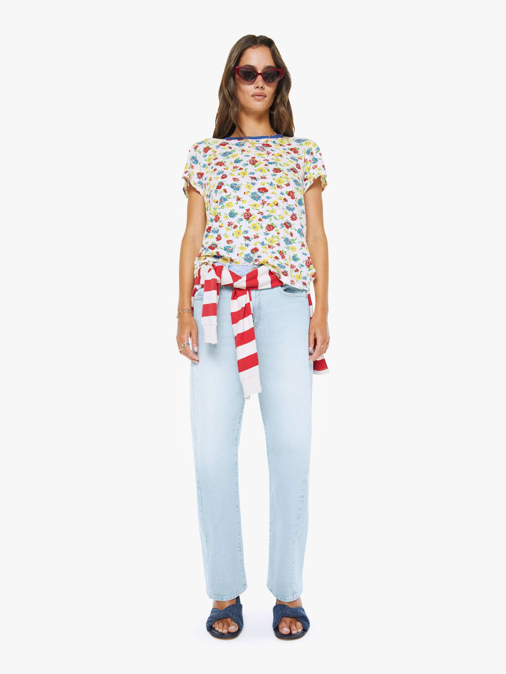Women The Mid Rise Rambler Zip Ankle Fray | Mother Denim Comeback Kid