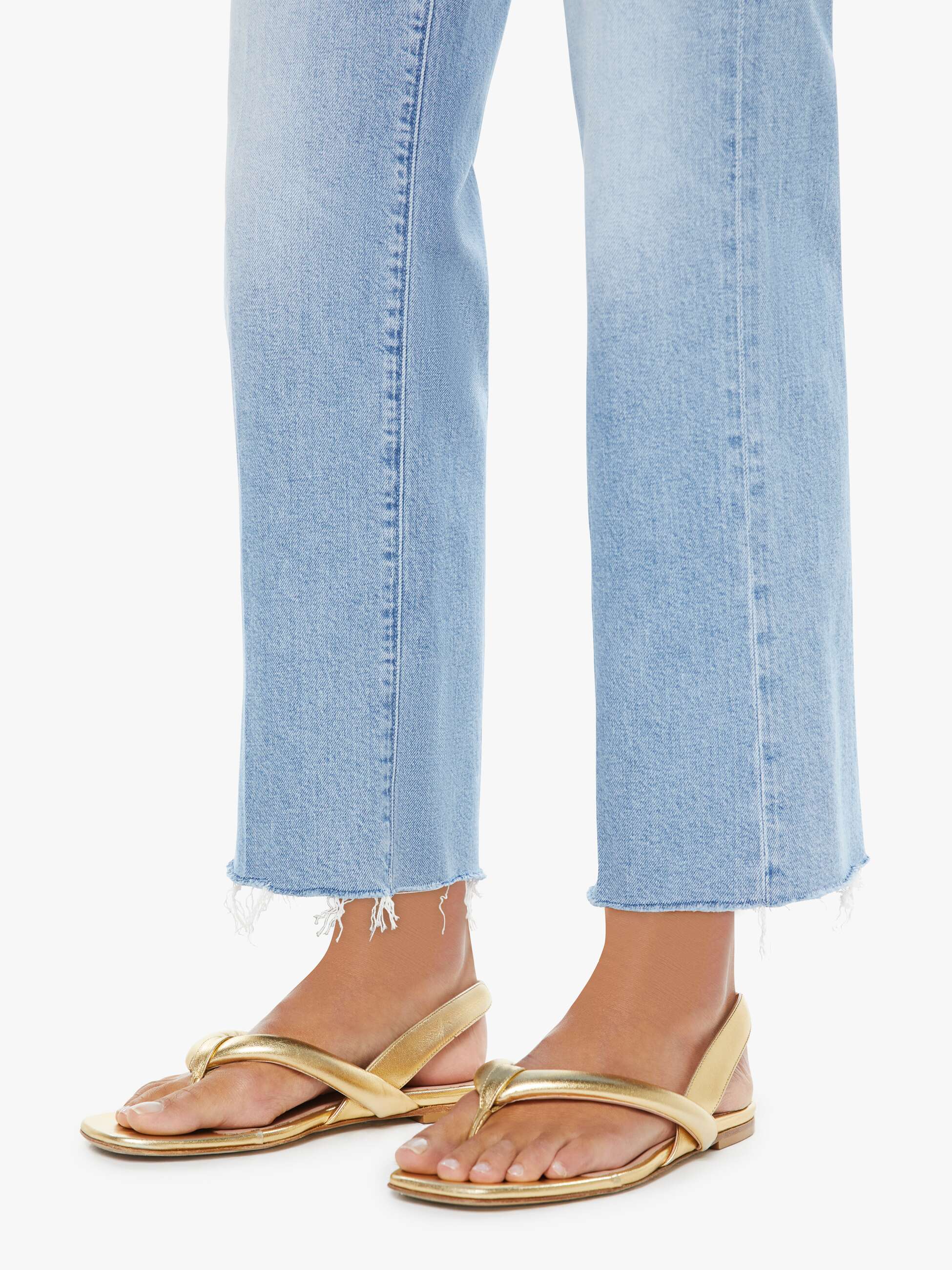 Women The Mid Rise Rambler Zip Ankle Fray | Mother Denim Comeback Kid