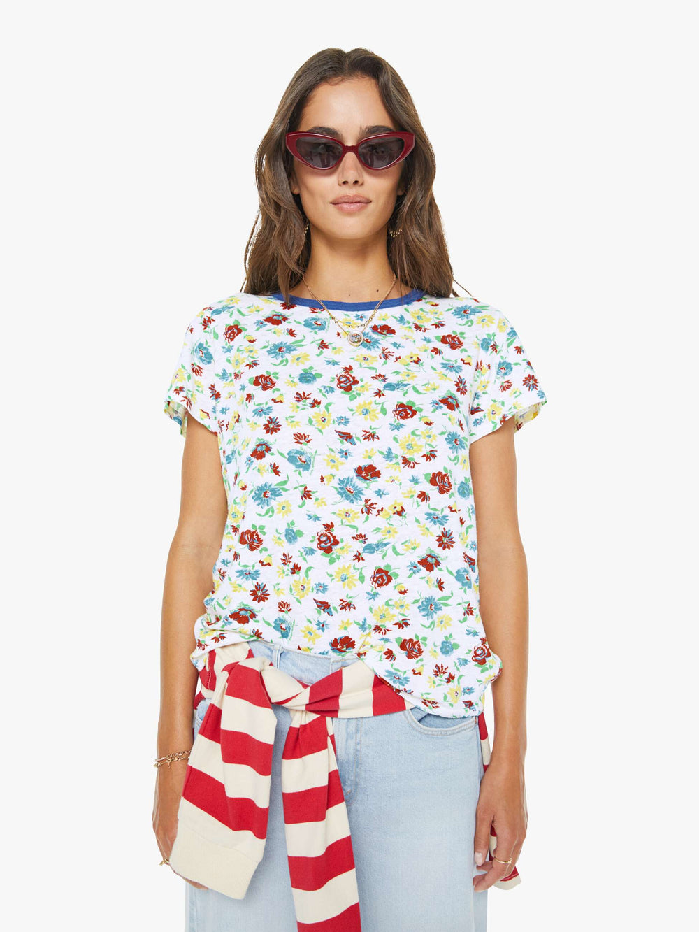 Women The Mid Rise Rambler Zip Ankle Fray | Mother Denim Comeback Kid