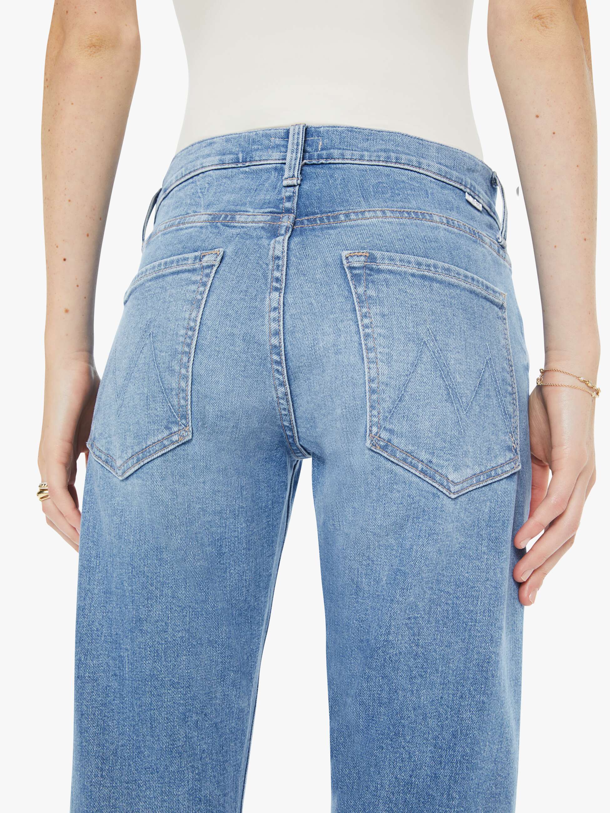 Women The Mid Rise Hiker Hover | Mother Denim Baubles And Trinkets