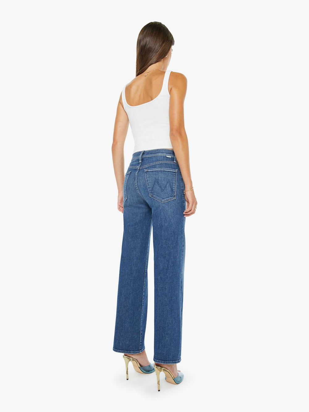 Women The Mid Rise Rambler Zip Ankle | Mother Denim Catch My Drift