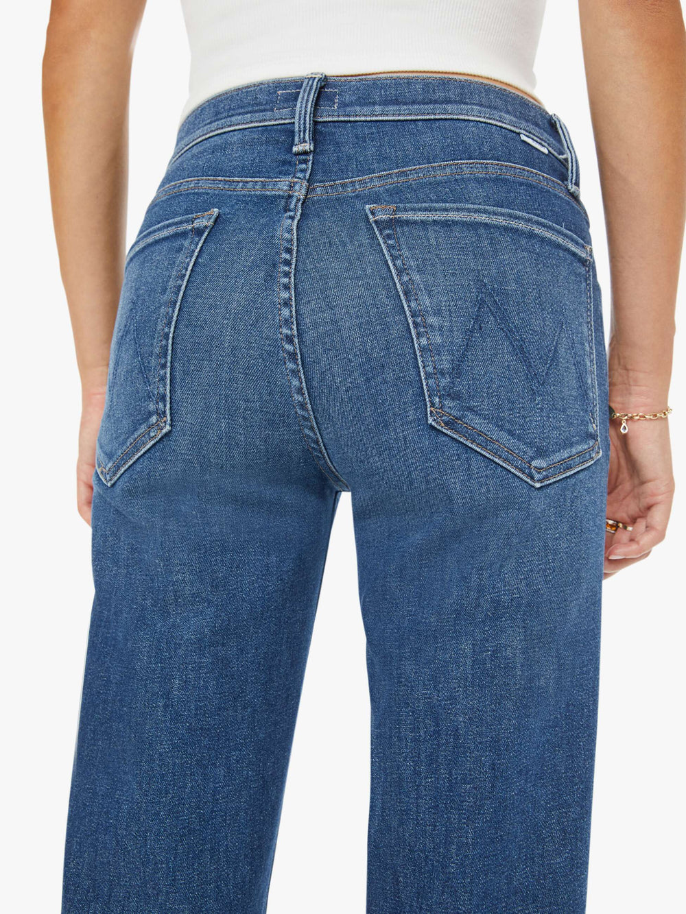 Women The Mid Rise Rambler Zip Ankle | Mother Denim Catch My Drift