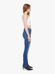 Women The Mid Rise Dazzler Hover | Mother Denim Blue (Navy)