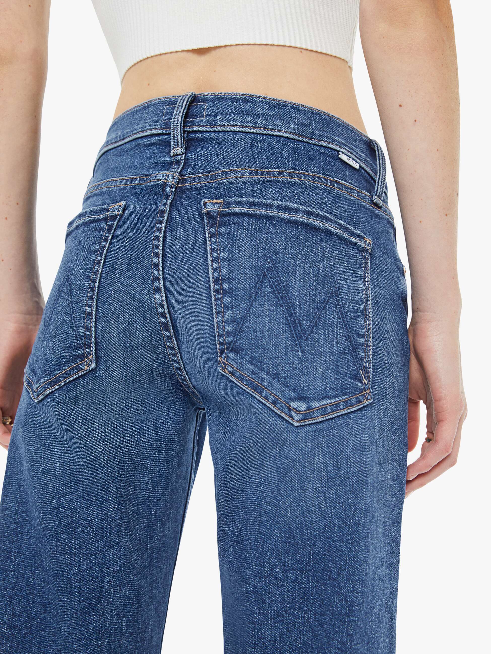 Women The Newbie Ankle Fray | Mother Denim Prized Possession